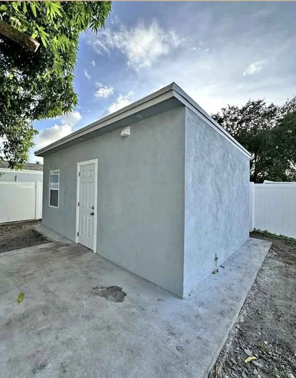 Example ADU exterior finish, representative style for St. Lucie County