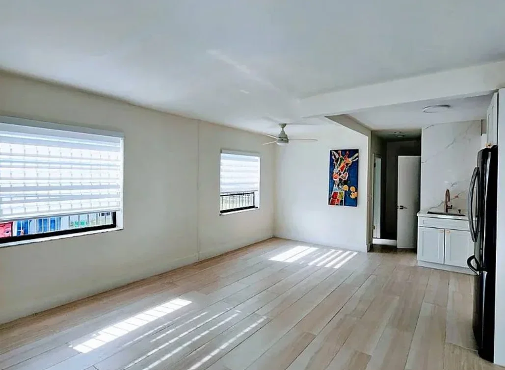 Example ADU interior finish, representative style for Broward County