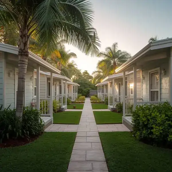 Cluster Homes — small group of homes on a shared parcel
