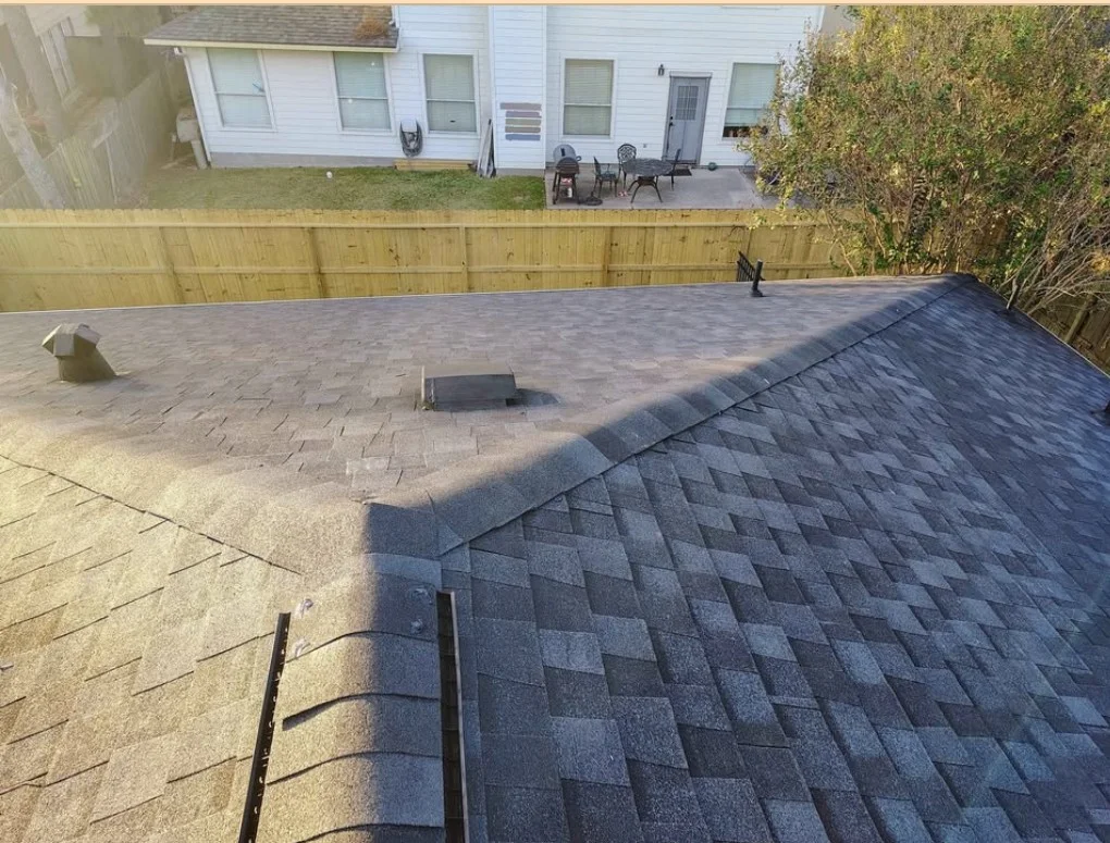 Completed roof replacement — new asphalt shingles, D&Co Homes, Orlando